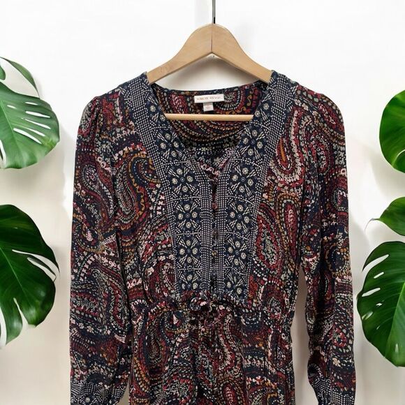 Knox Rose Boho Night Sky Maxi Dress in Multicolor Paisley - Picture 5 of 12